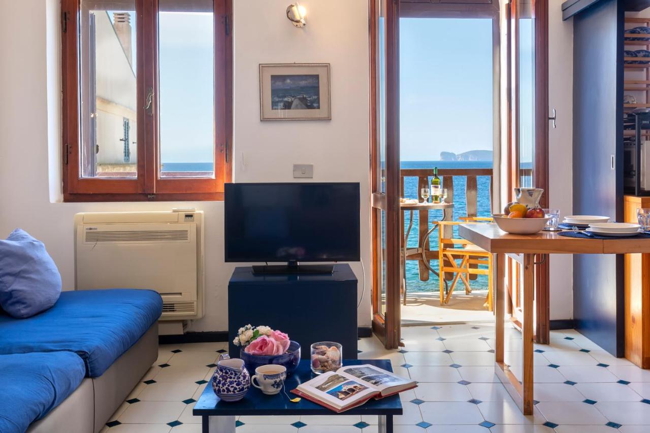 Alguerhome Casa Blu Sea View ภายนอก รูปภาพ