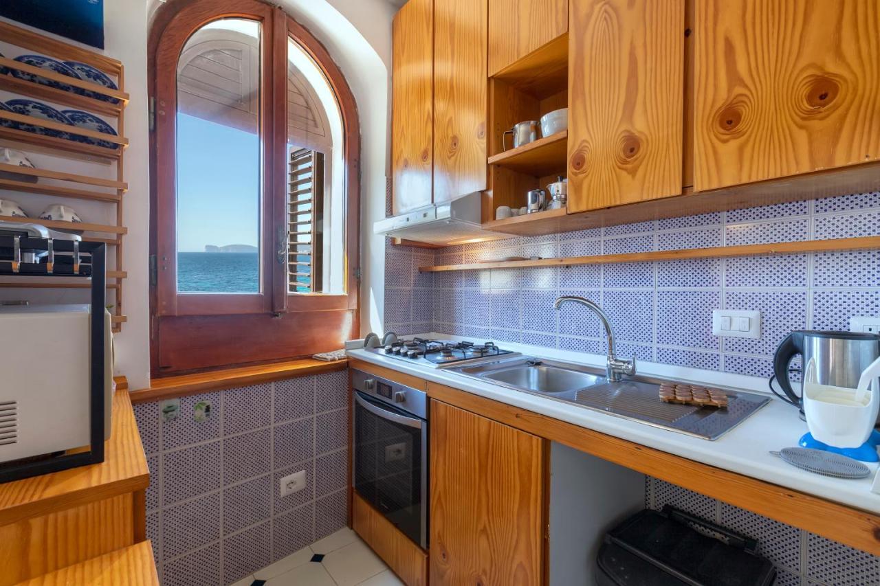 Alguerhome Casa Blu Sea View ภายนอก รูปภาพ